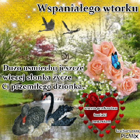 Wspaniałego wtorku sercem pozdrawiam